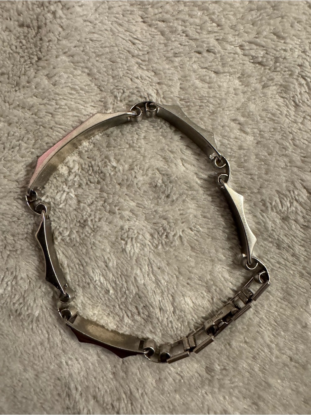 Vintage sterling silver bar bracelet